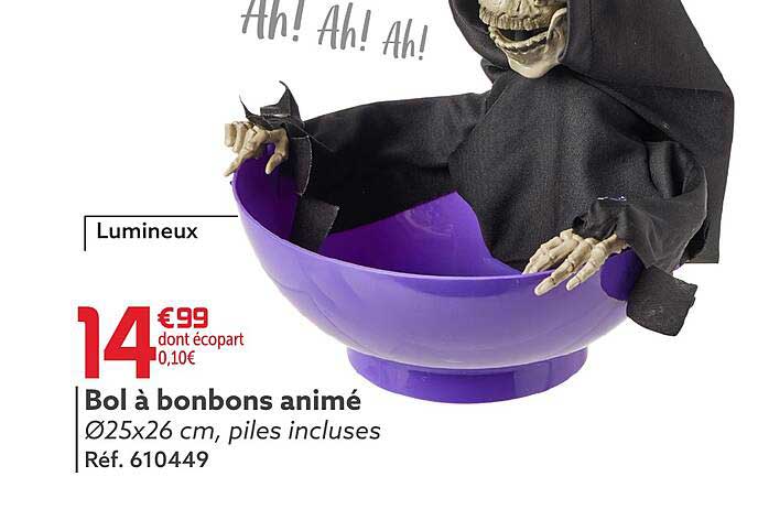bol à bonbons animé