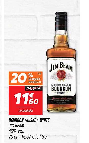 bourbon whiskey white jim beam