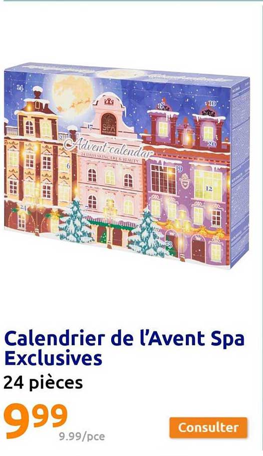 calendrier de l'avent spa exclusives