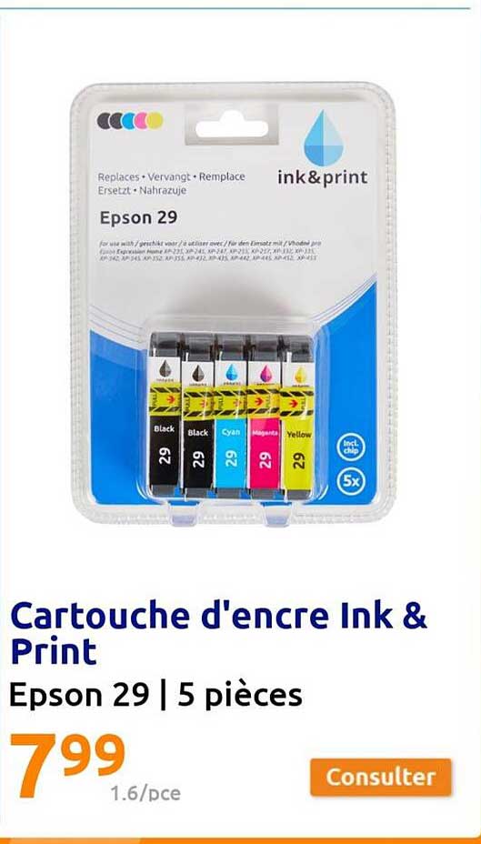 cartouche d'encre ink & print