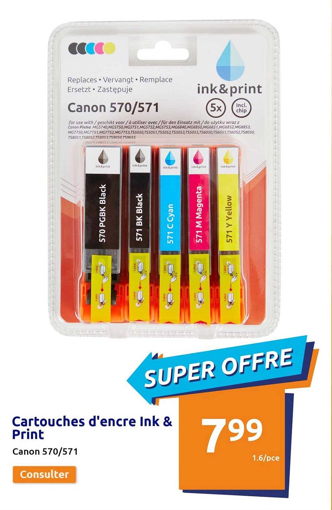 cartouches d'encre ink & print