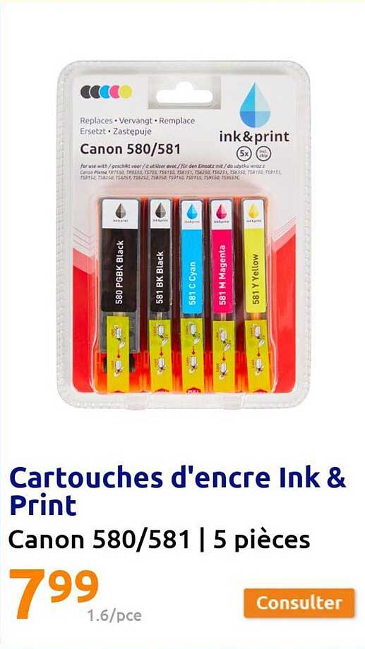 cartouches d'encre ink & print