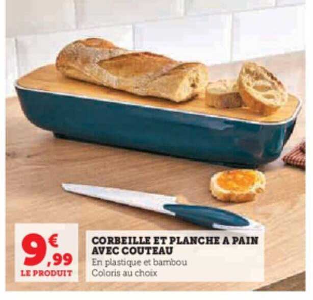 Corbeille Et Planche à Pain Avec Couteau