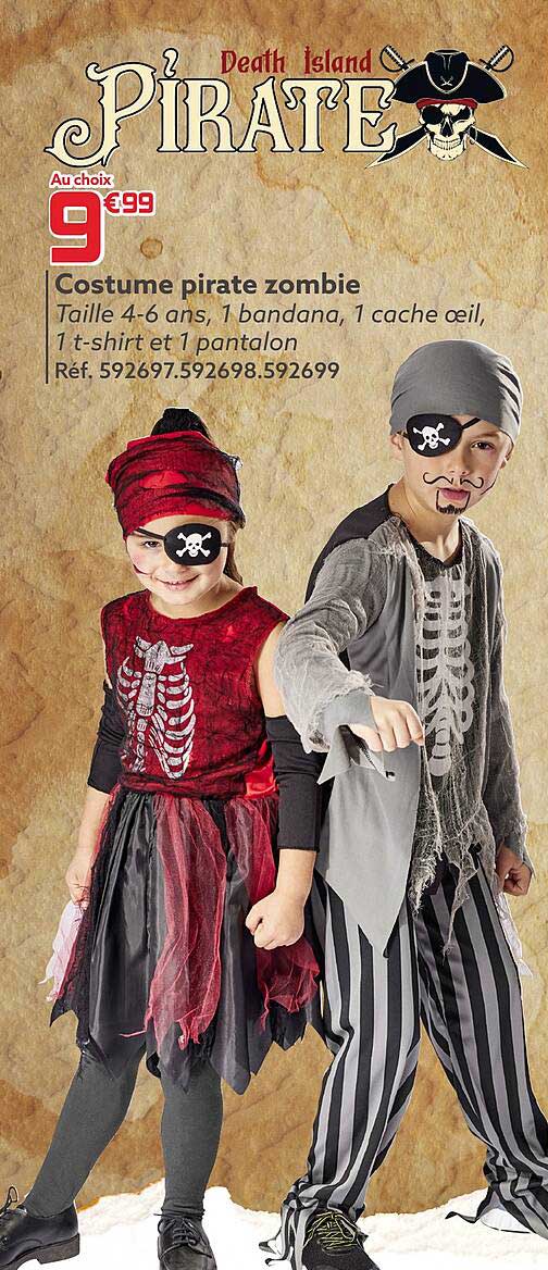 costume pirate zombie