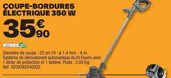 Coupe-bordures électrique 350w