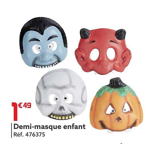 demi-masque enfant