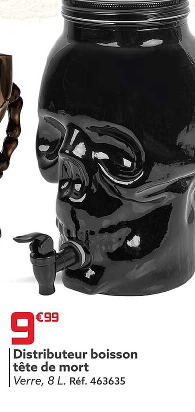 distributeur boisson tête de mort
