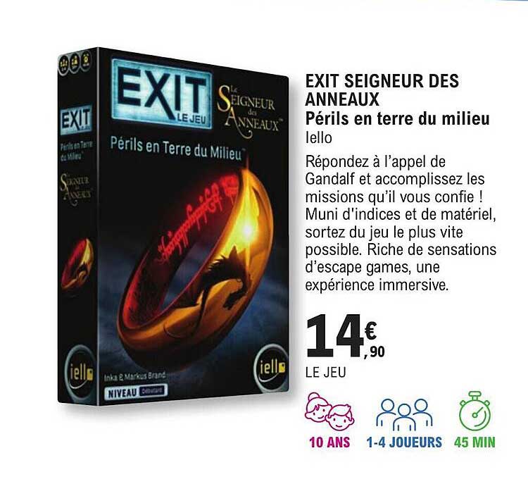 exit seigneur des anneaux périls en terre du milieu