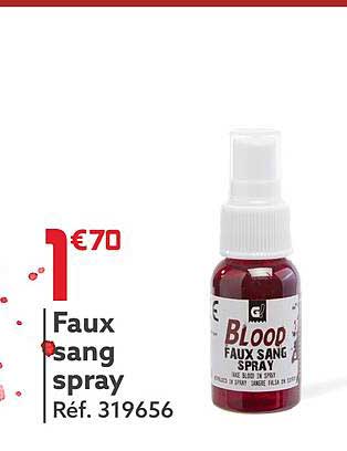 faux sang spray