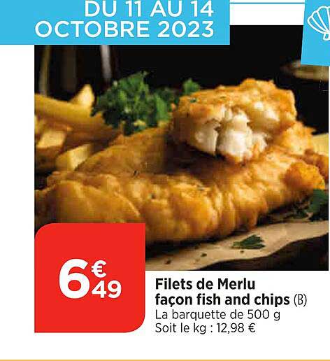 filets de merlu façon fish and chips