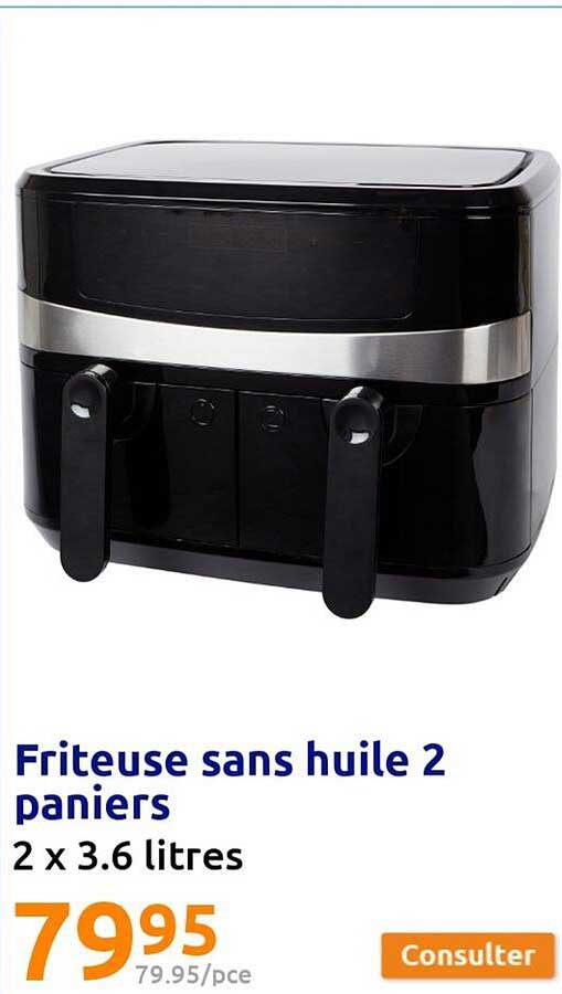 Friteuse Sans Huile 2 Paniers