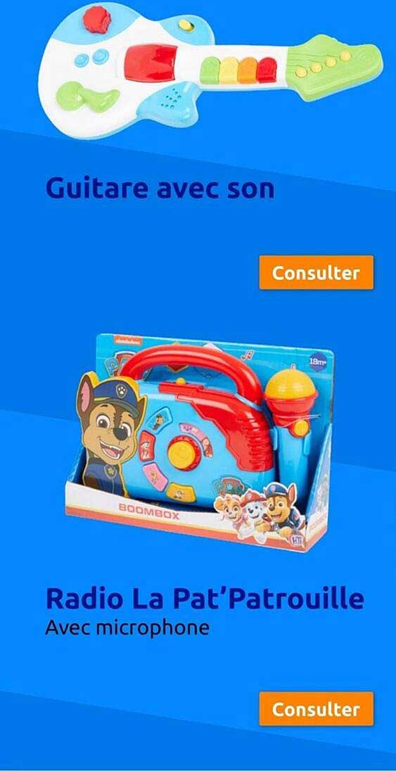 Guitare Avec Son, Radio La Pat'patrouille