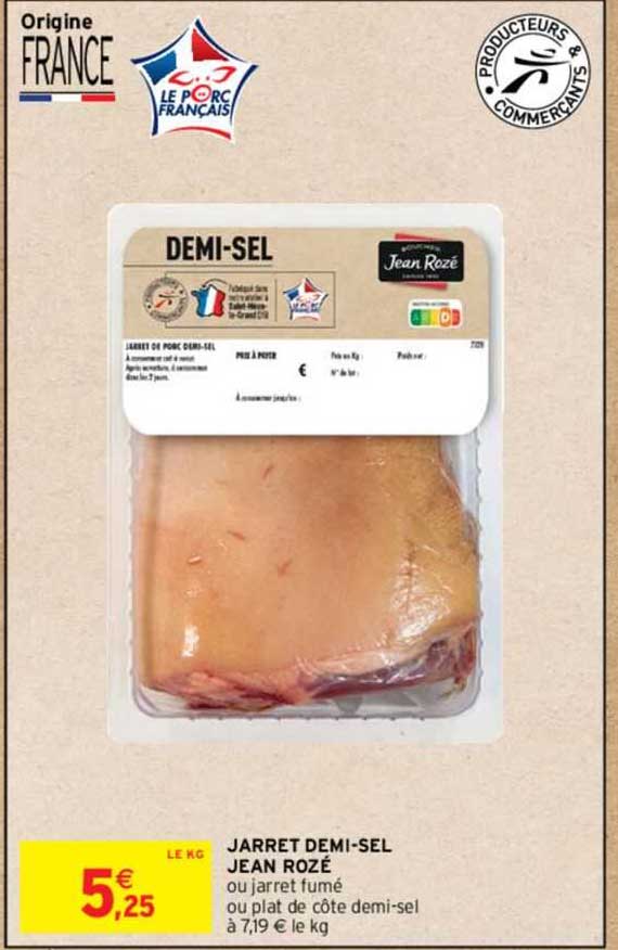 Jarret Demi-sel Jean Rozé