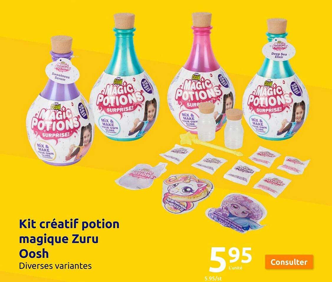 kit créatif potion magique zuru oosh