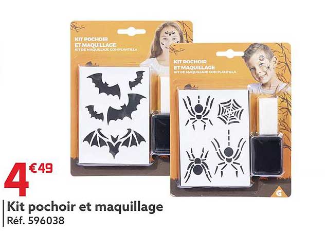 Kit Pochoir Et Maquillage