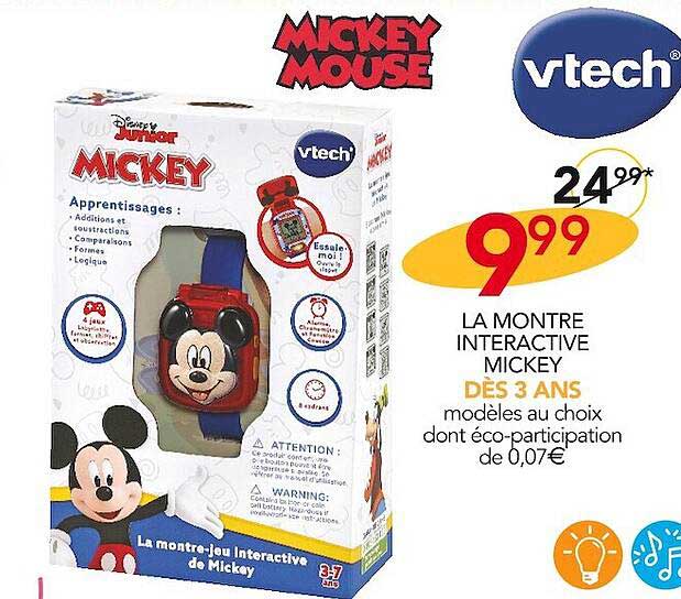 la montre interactive mickey vtech