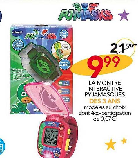 la montre interactive pyjamasques
