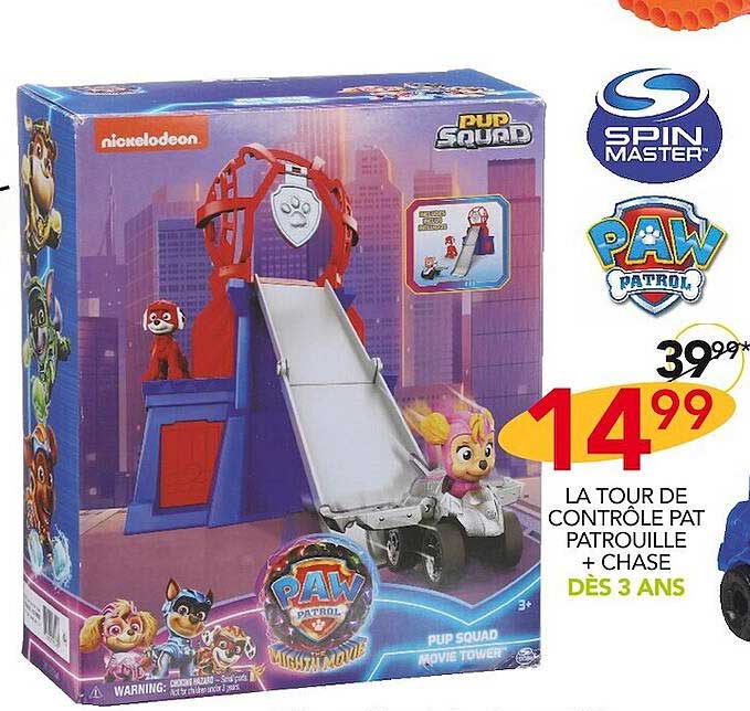 la tour de contrôle pat patrouille + chase