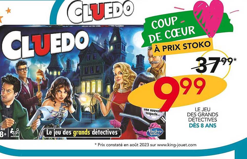 le jeu des grands détectives cluedo