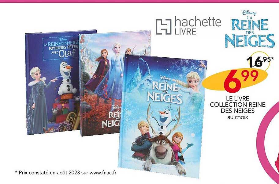le livre collection reine des neiges