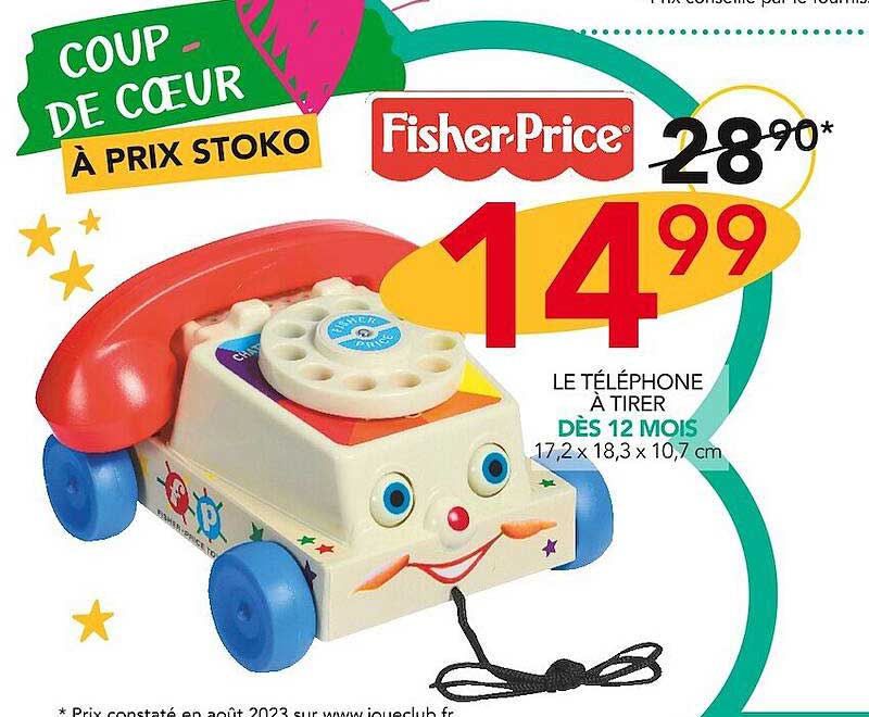 le téléphone à tirer fisher-price