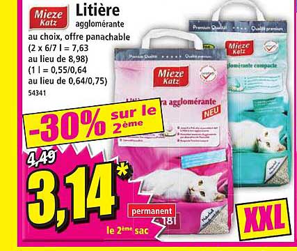 Litière Agglomérante Mieze Katz