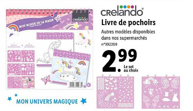 livre de pochoirs crelando