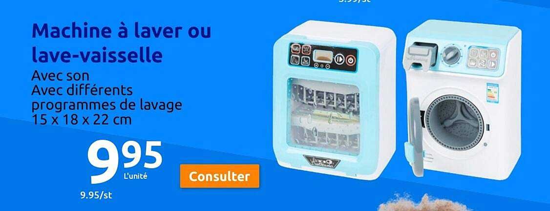 machine à laver ou lave-vaisselle