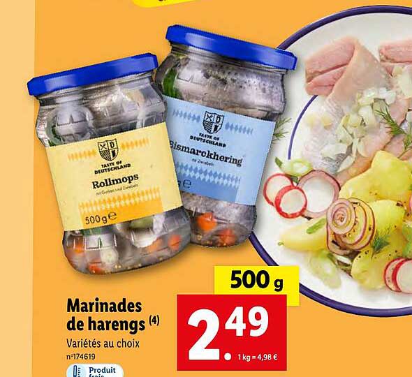 Marinades De Harengs