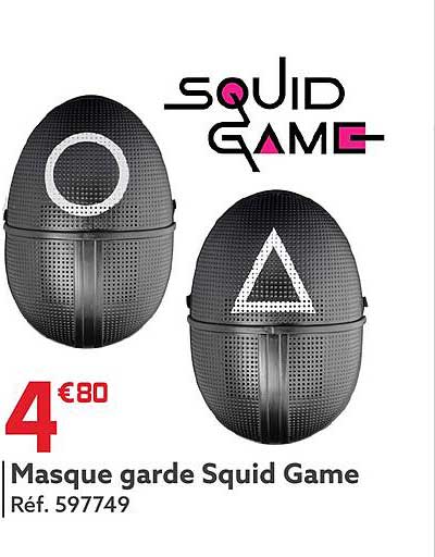 masque garde squid game