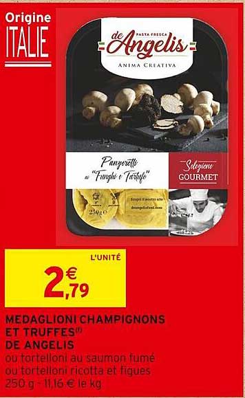 Médaglioni Champignons Et Truffes De Angelis