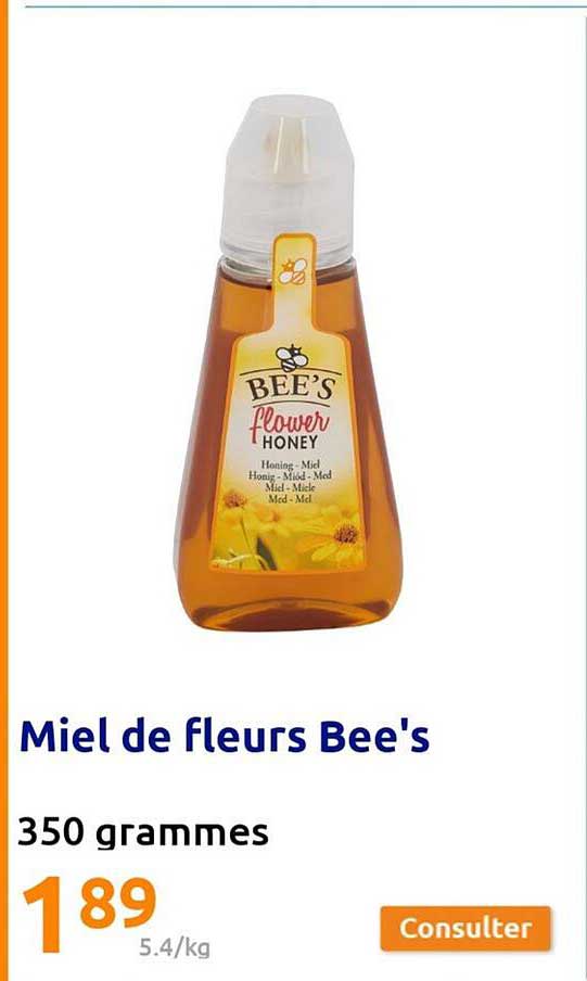 miel de fleurs bee's