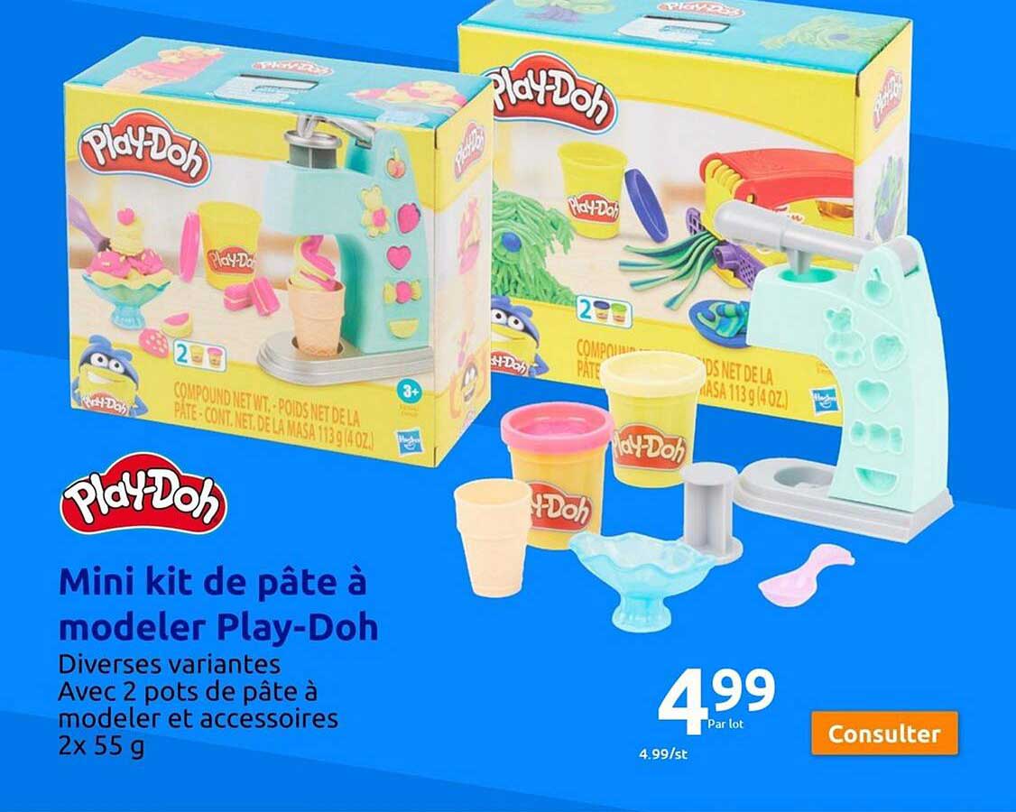 mini kit de pâte à modeler play-doh