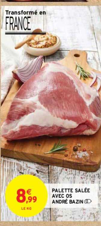 Palette Salée Avec Os André Bazin