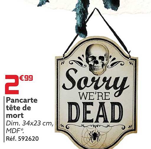 pancarte tête de mort