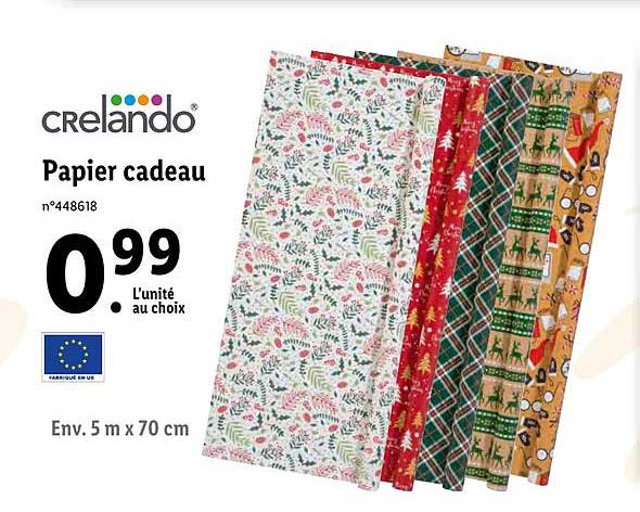 papier cadeau crelando