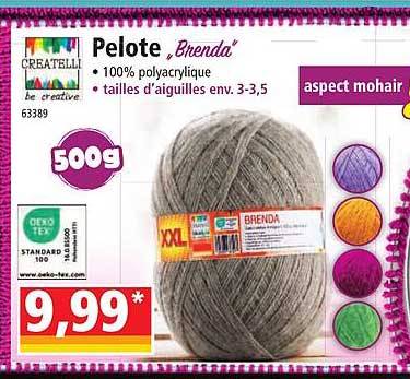 pelote „brenda“ createlli