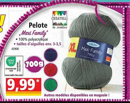 pelote „maxi family“