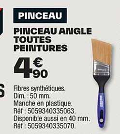pinceau angle toutes peintures