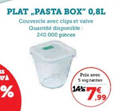 plat „pasta box“ 0,8l