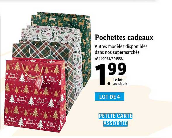 Pochettes Cadeaux