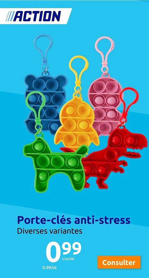 porte-clés anti-stress