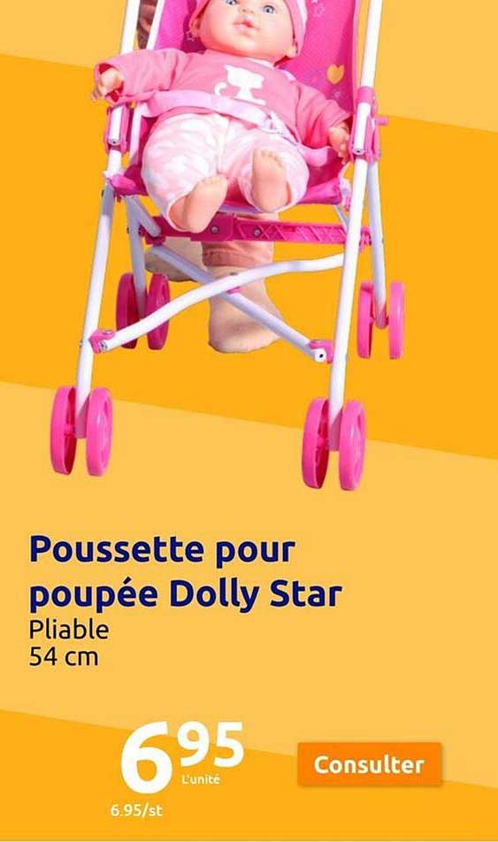 Poussette Pour Poupée Dolly Star