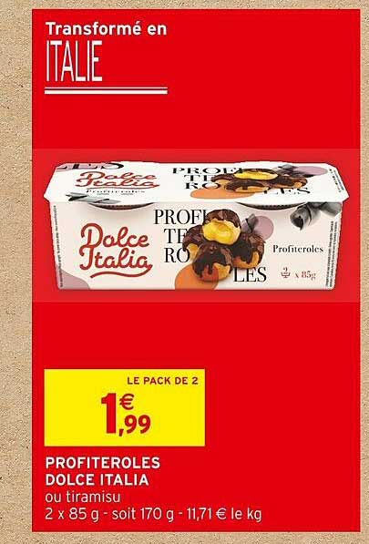Profiteroles Dolce Italia