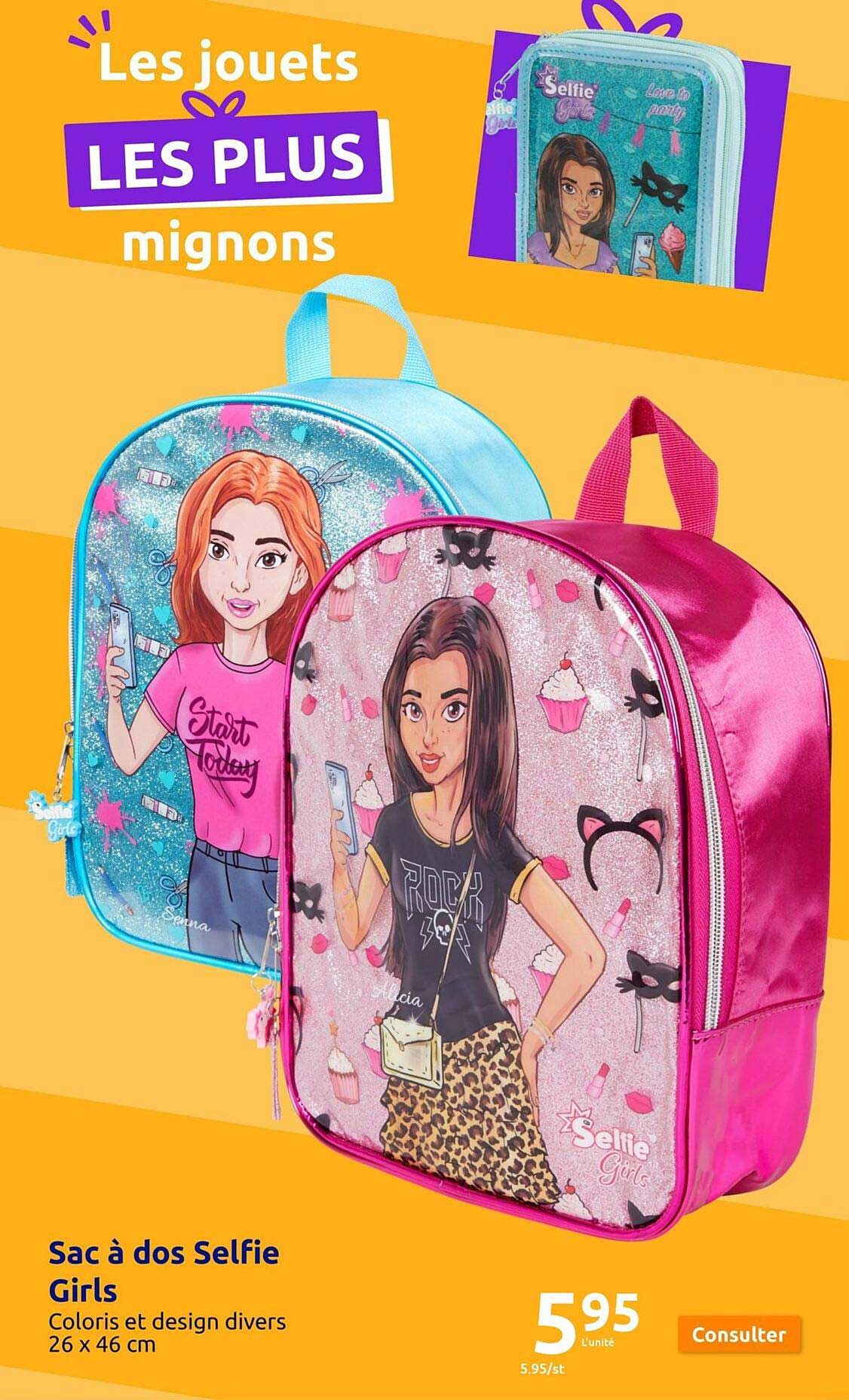 Sac à Dos Selfie Girls