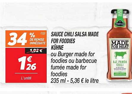 sauce chili salsa made for foodies kühne