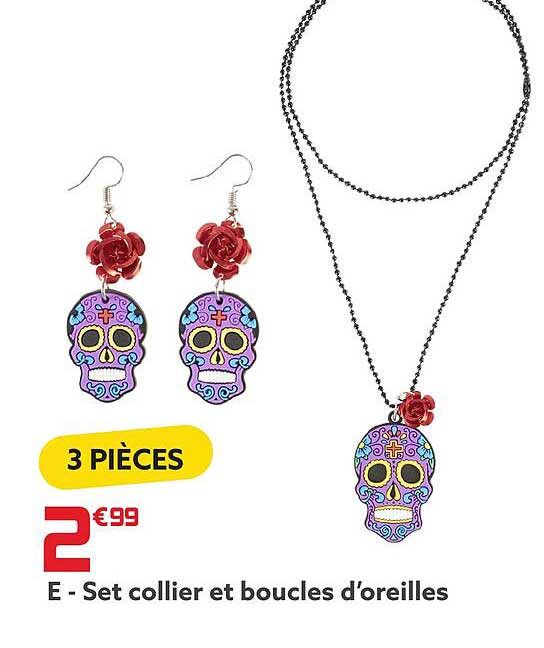 set collier et boucles d'oreilles
