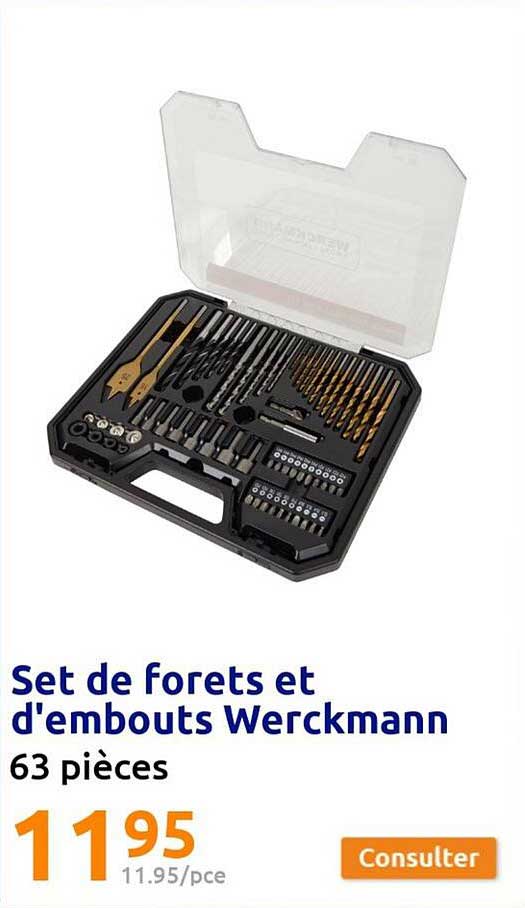 set de forêts et d'embouts werckmann