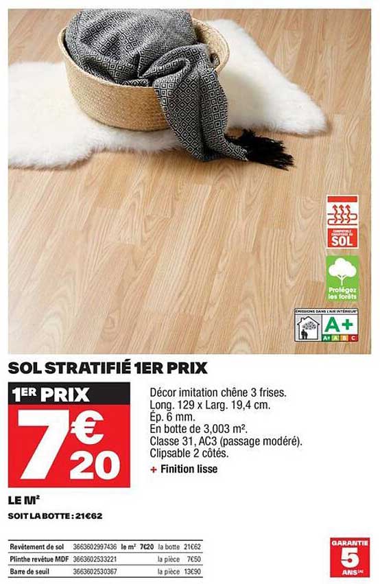 sol stratifié 1er prix