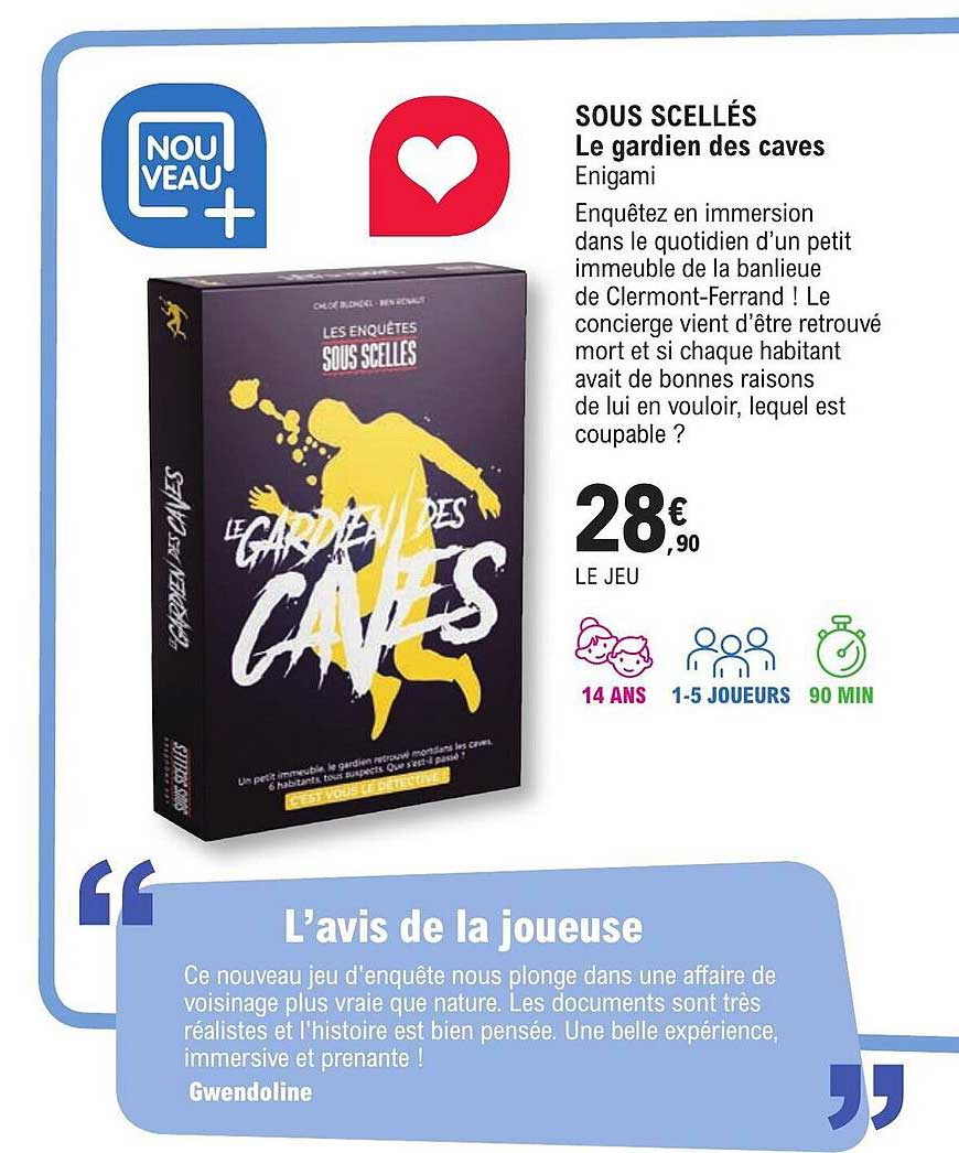 sous scellés le gardien des caves